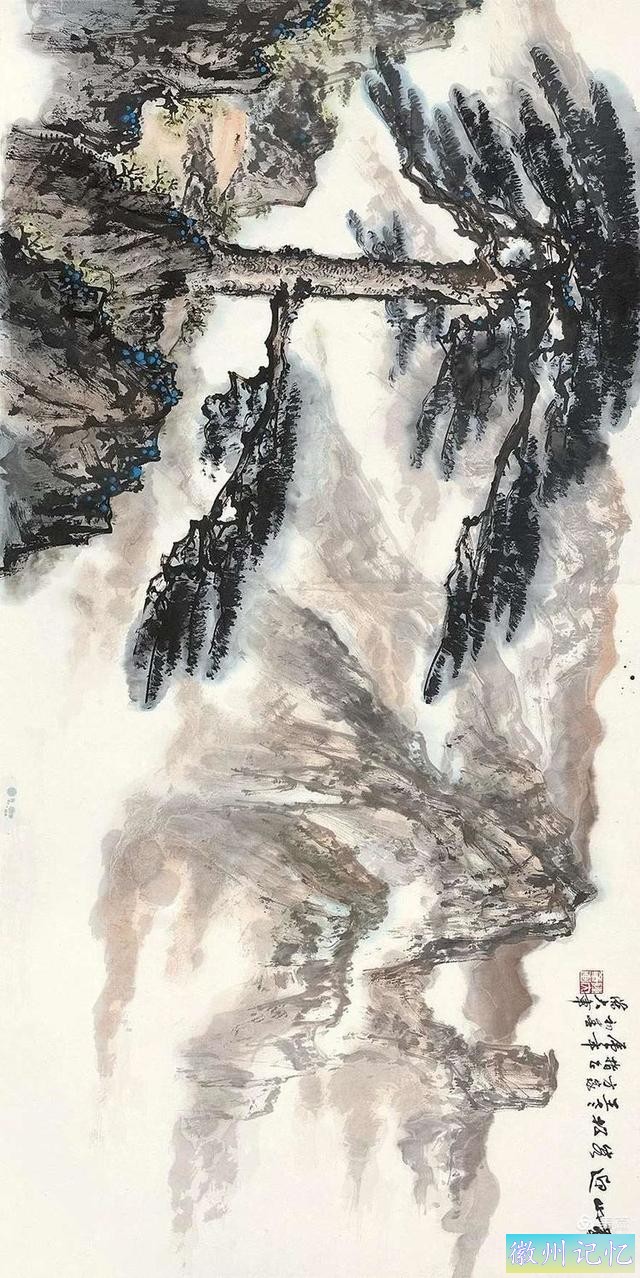 名家山水画《迎客松》欣赏-13.jpg