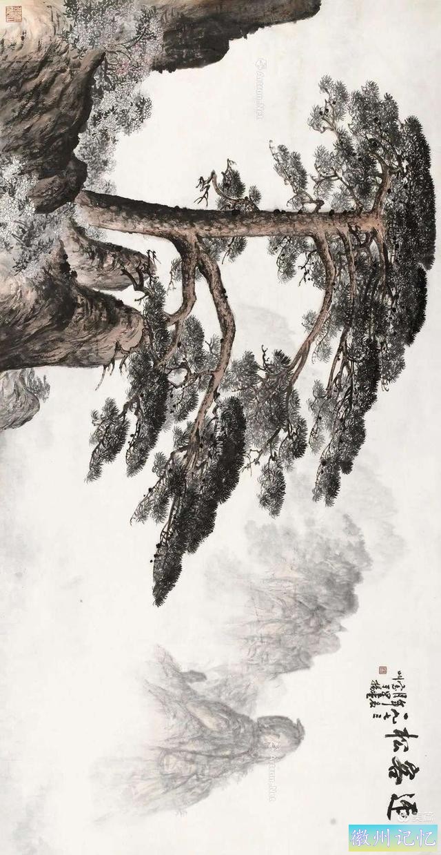 名家山水画《迎客松》欣赏-17.jpg