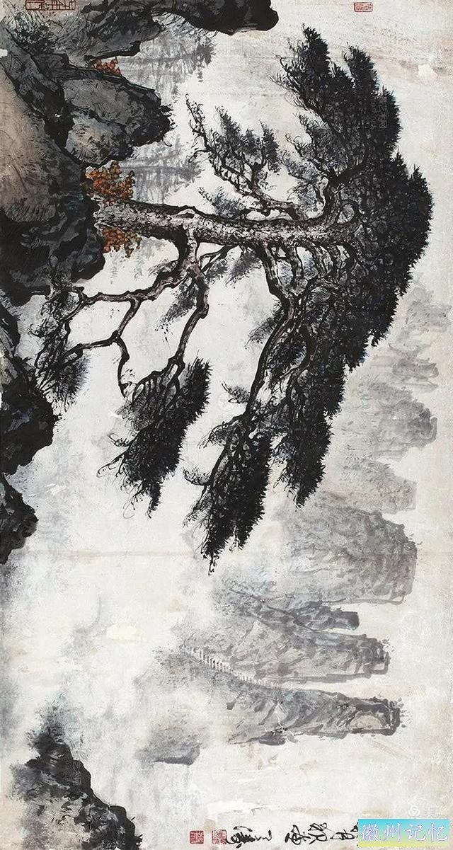 名家山水画《迎客松》欣赏-21.jpg