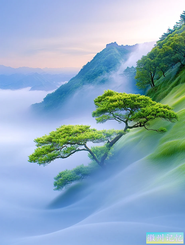 如诗如画的风景，山水间的诗意画卷｜黄山迎客松-2.jpg